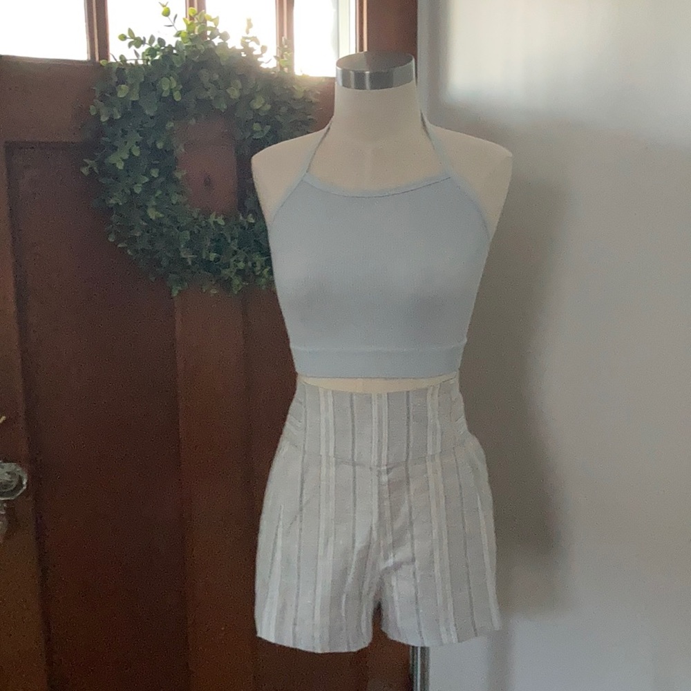 Free people striped trouser short